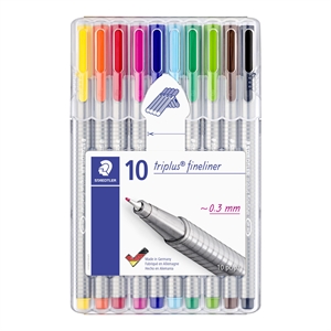 Staedtler Fineliner Triplus 0,3 mm sortirano (10)